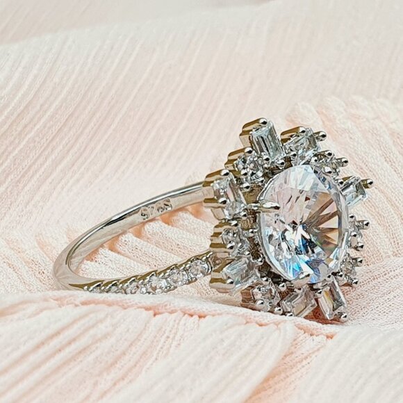 💎 High Quality Clear Stone Big Fashion Ring for Women, INDN8289 - Picture 4 of 4